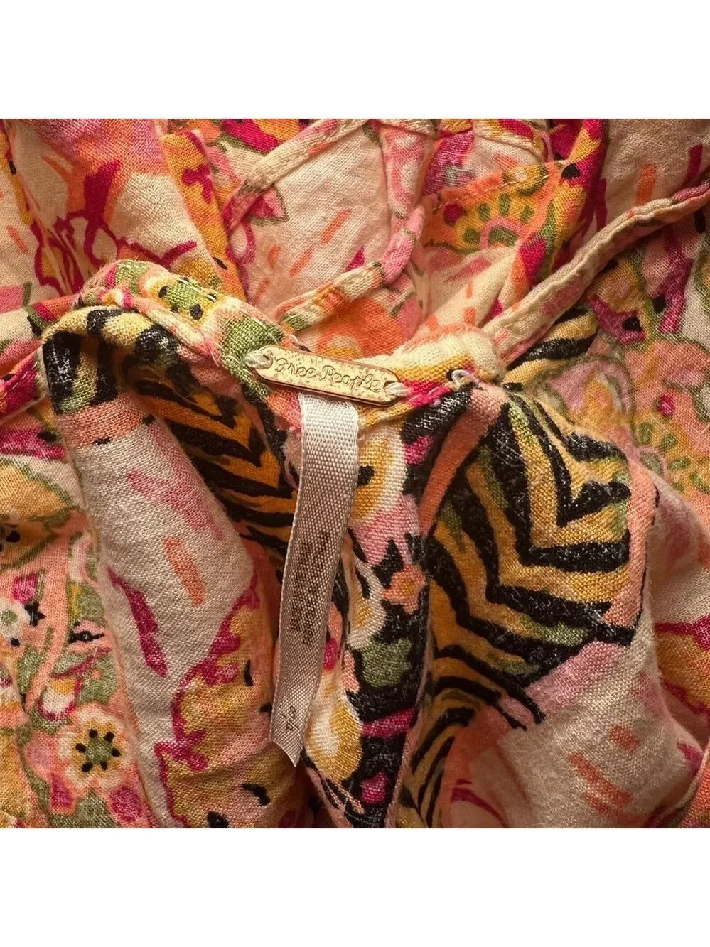 Free People Summer in Tulum Floral Mini Dress Sz. S